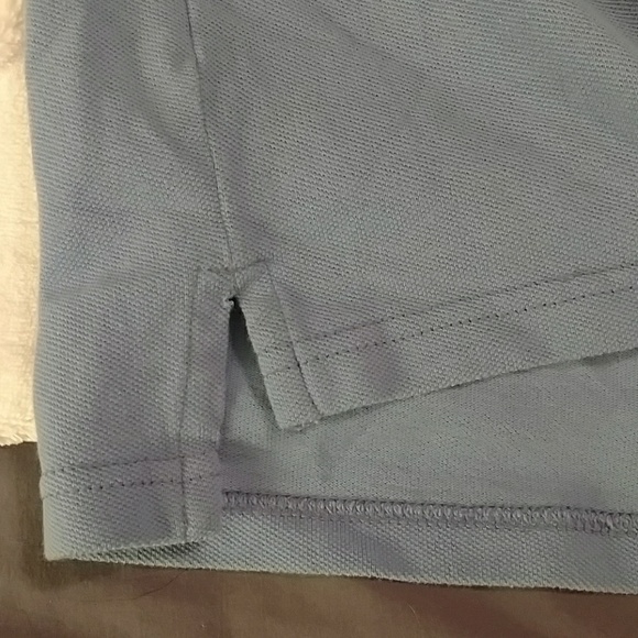 🎯 Boys Sz L(10/12) Blue Polo Shirt - Picture 2 of 6